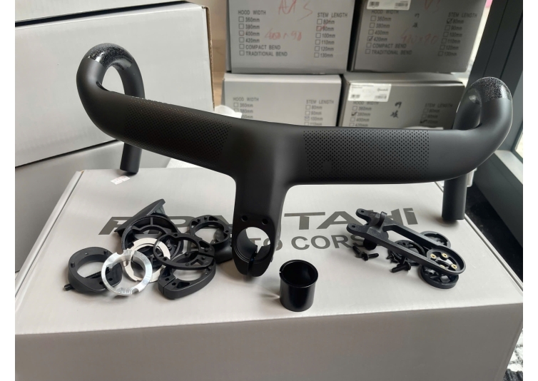 Ghi đông liền potang OD2 carbon RPANTAHI cho càng cổ to từ 28.6~31.8