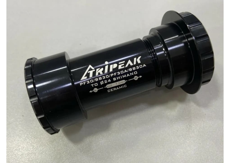 (BBF-021) Trục giữa BB TRIPEAK BB30/PF30 68/73mm 4in1 trục giò Shimano 24mm, bạc đạn Ceramic G5 