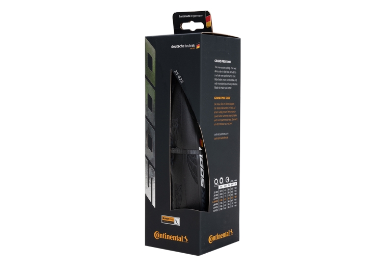 Vỏ Xe Đạp Gấp 700X25C CONTINENTAL Grand Prix 5000 hông đen