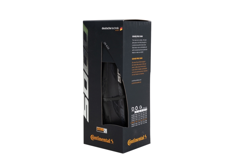 Vỏ Xe Đạp Gấp 700X28C CONTINENTAL Grand Prix 5000 hông đen