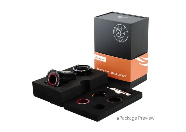 (BB4Y-001) Trục giữa BB TRIPEAK BSA cho hệ 3 giò 3in1, bạc đạn ceramic Coated Hybrid Bearing  G3