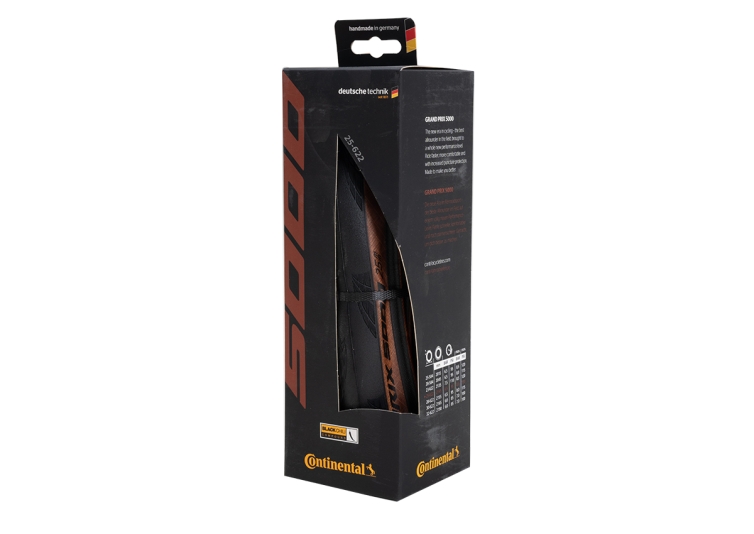Vỏ Xe Đạp Gấp 700X25C CONTINENTAL Grand Prix 5000 hông nâu